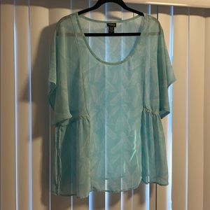 Torrid Sheer blouse